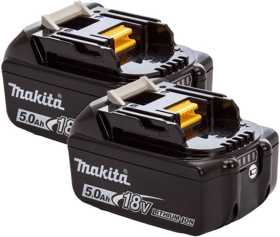 Makita BL1850B 18 V 5,0 Ah, Doppelpack DHP481Z