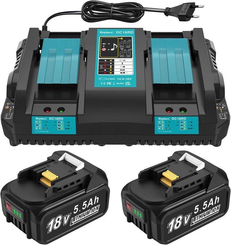 TeenPower Set, Lader und 2× 5,5 Ah