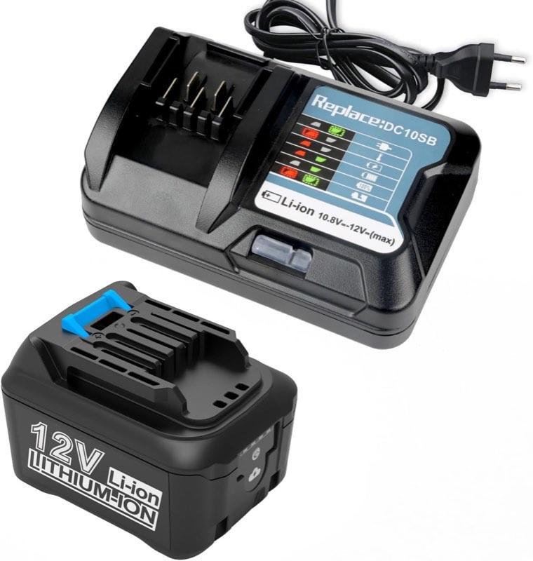Cabeattee Set, 12 V 4,0 Ah und Lader