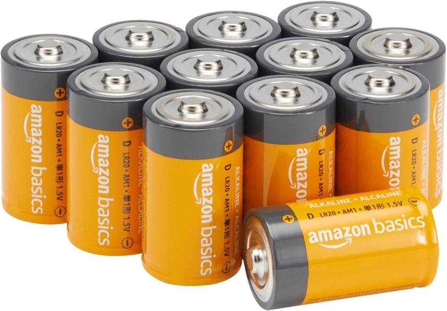 Amazon Basics Alkali-Monozellen D, 12 Stück