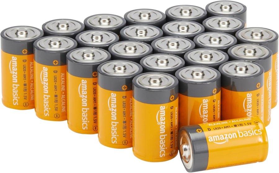 Amazon Basics Amazon Basics Alkali-Monozellen D, 24 Stück