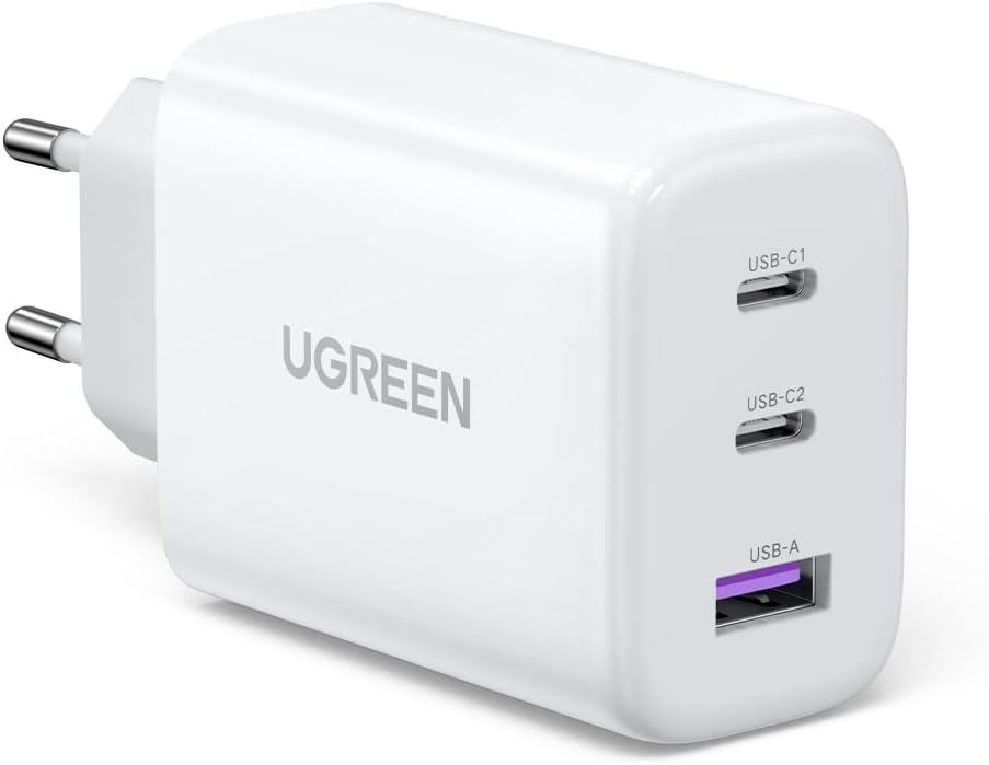 UGREEN 65W, 3 Ports, PPS, weiß