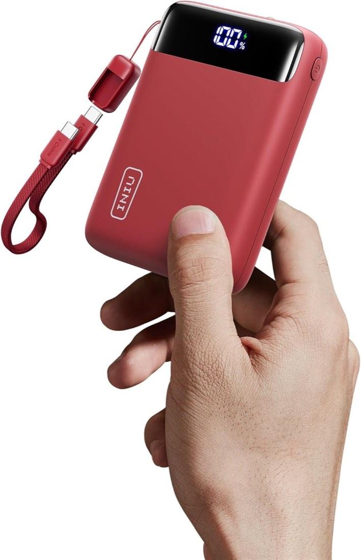 INIU Power Bank 20000 mAh, 22,5 W, rot