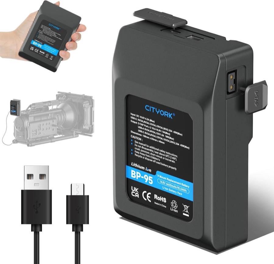 CITYORK V-Mount 95 Wh