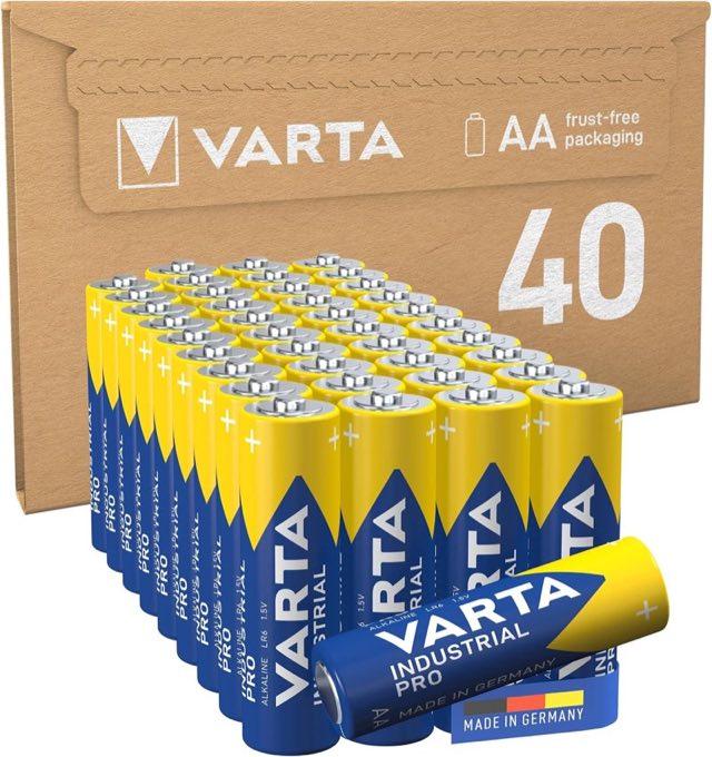 VARTA Industrial Pro AA, 40 Stück