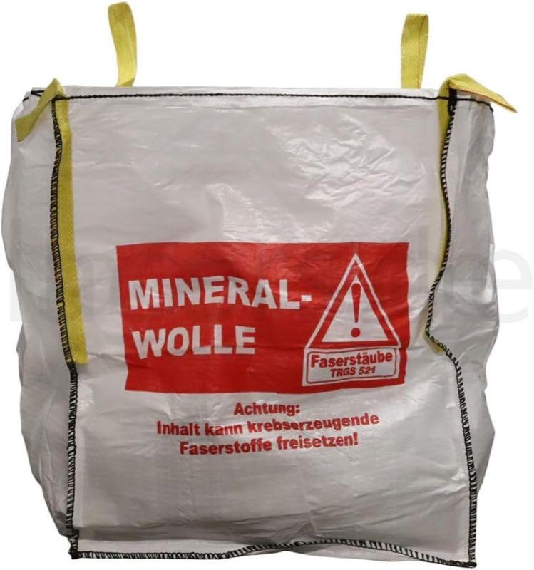 Lacers Big Bag Mineralwolle / MIWO 90×90×110 cm, 150 kg