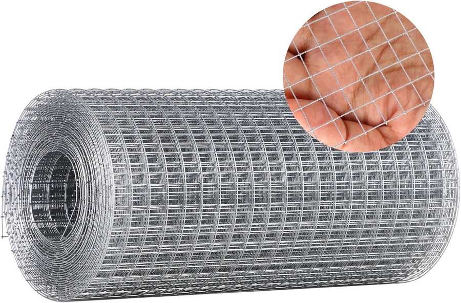 Drahtgitter verzinkt 20 cm × 6 m, 9 mm Öffnung