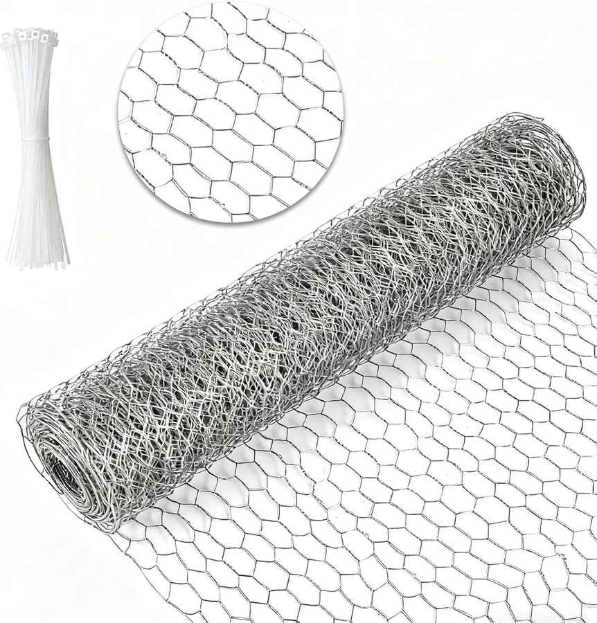 Sechseckgeflecht 12 m × 40 cm (Masche laut Bullet 25×40 mm)
