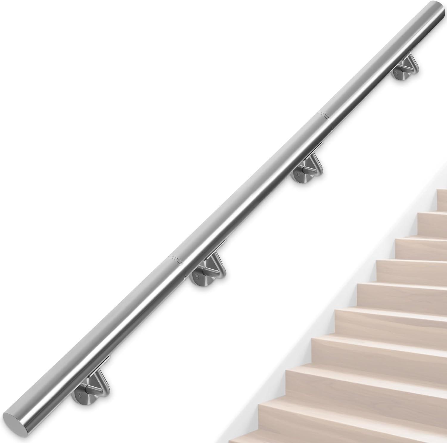OUUTMEE Edelstahl-Handlauf 250 cm