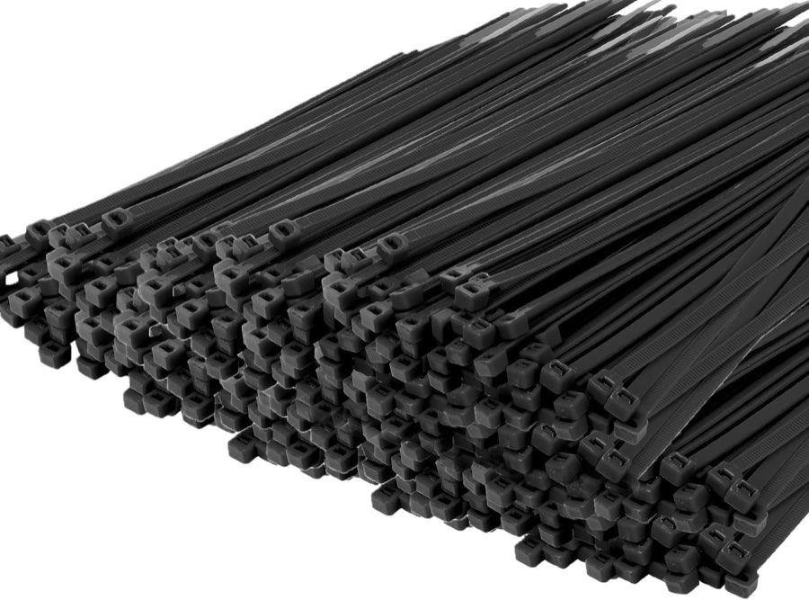 Armpow 500× Kabelbinder 300×4,8 mm Schwarz