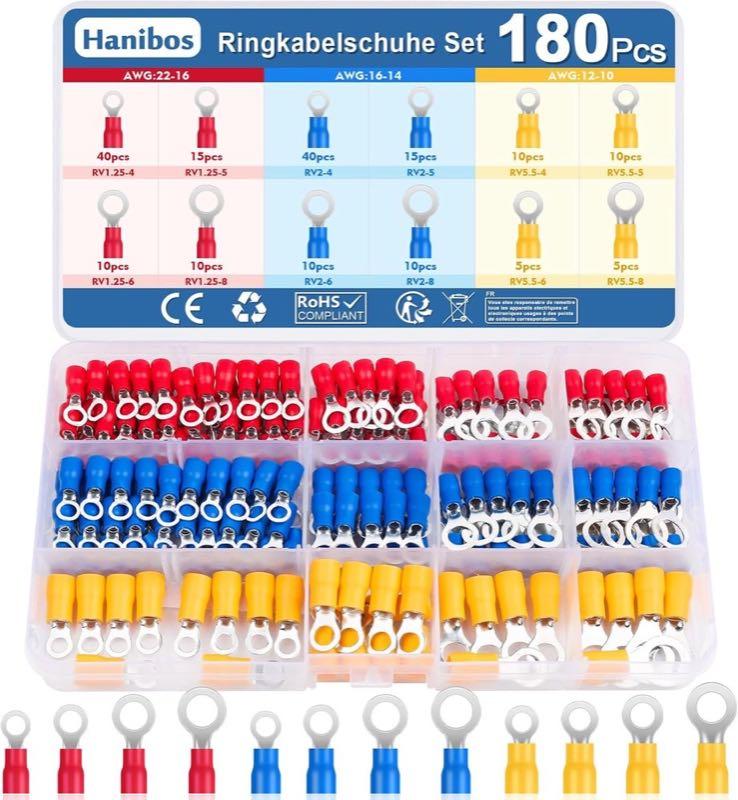 Hanibos Ringkabelschuhe 180 Stück