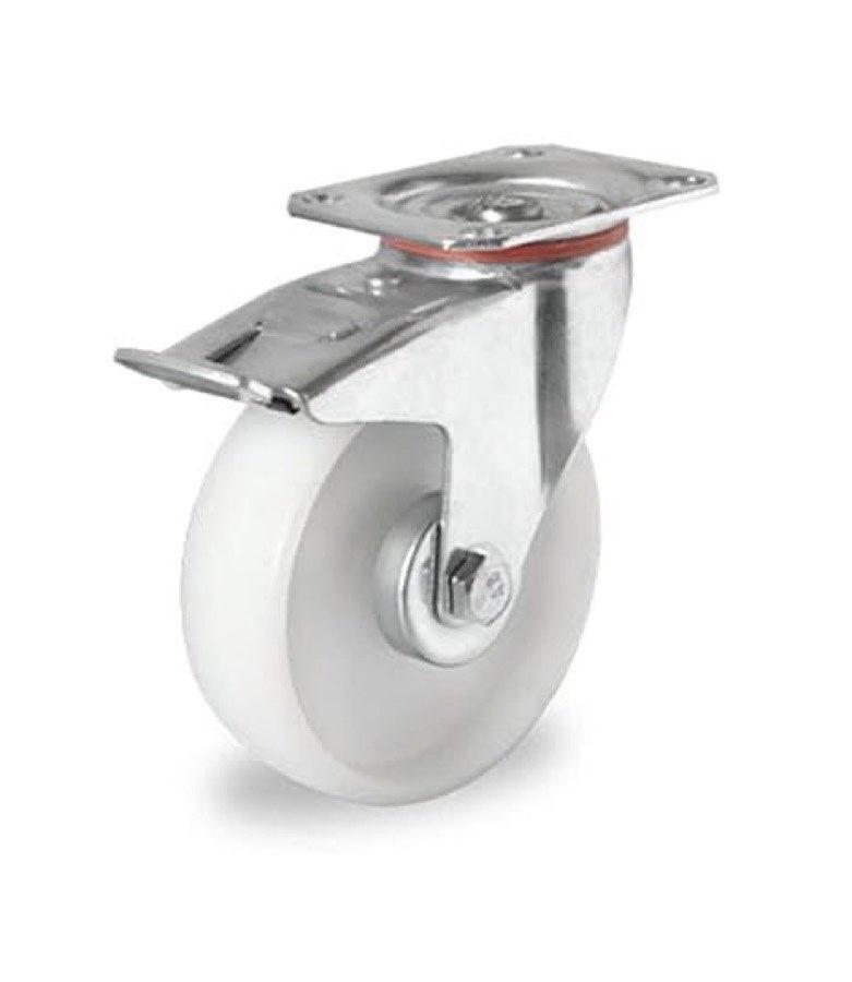 der ROLLENDE SHOP Lenkrolle 150 mm Polypropylen
