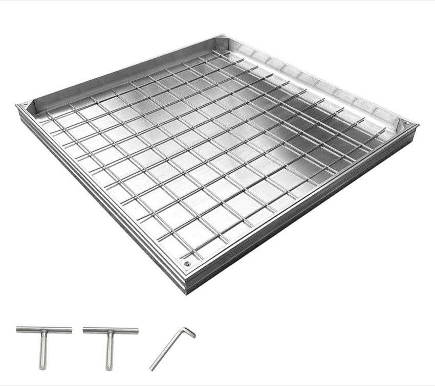 – Alu-Schachtabdeckung befliesbar LW 700×700 mm