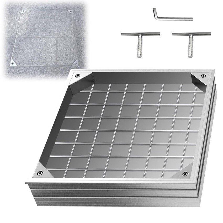 LIROPAU Alu versenkt 600×600 mm