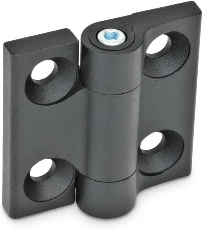 Ganter GN 437 Friktionsscharnier, 40 × 40 mm