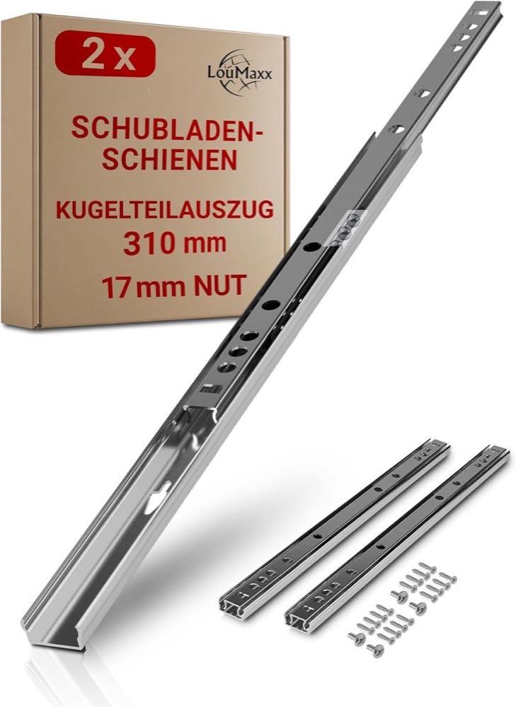 LouMaxx 17-mm-Nut 310 mm – 1 Paar