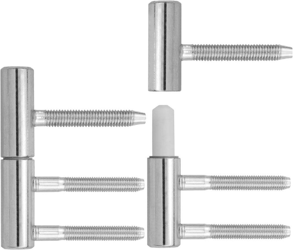 VntMQP 2× 3-teilige Türbänder, vernickelt