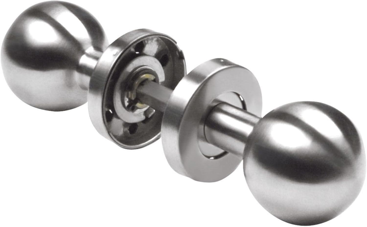 Türknäufe Produktbild – Amig Drehknauf-Set Mod. 11 Edelstahl matt