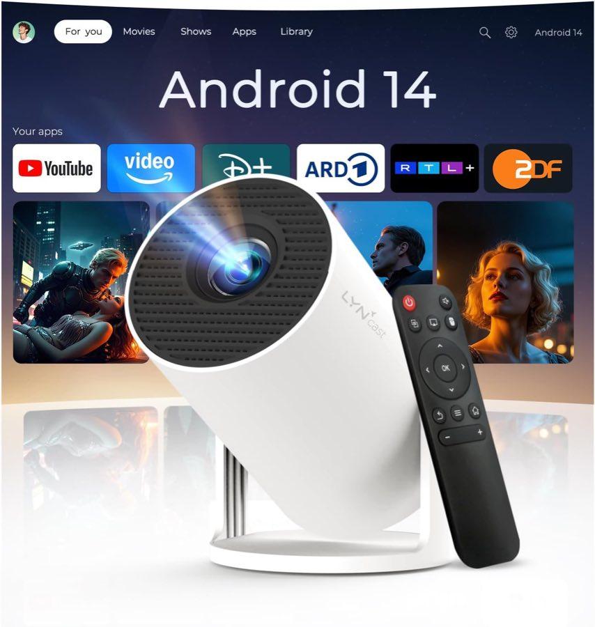 LYNCAST OptiBarrel 500, 720p, Android 14