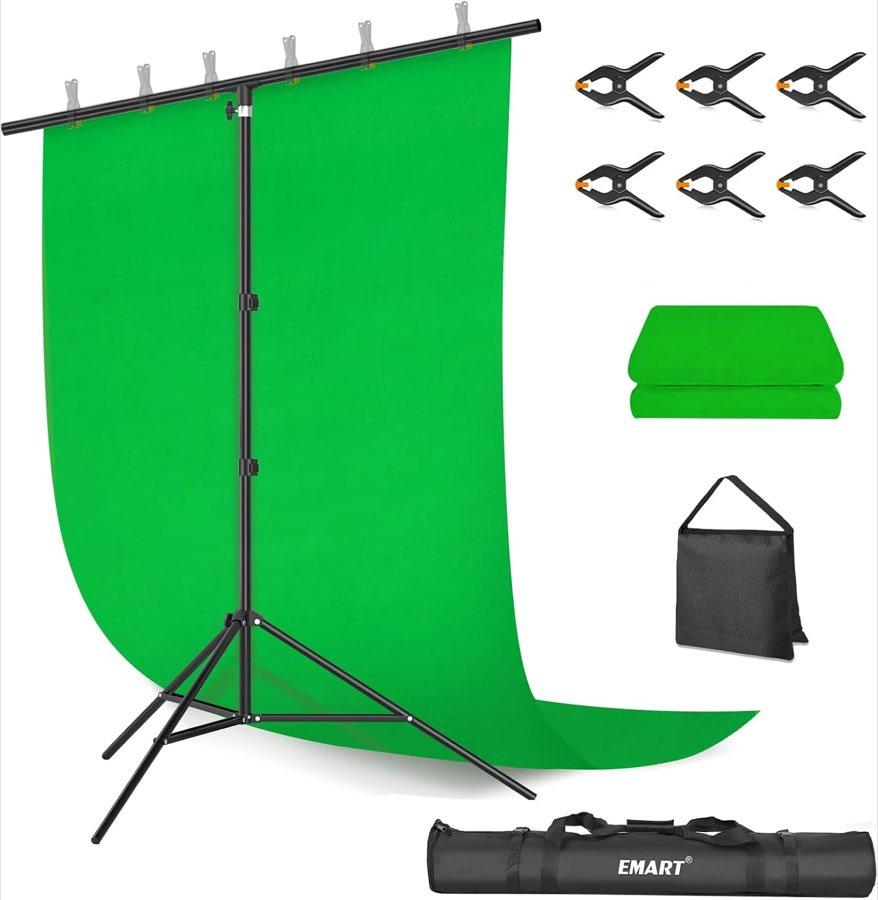 EMART EMART Greenscreen mit Ständer