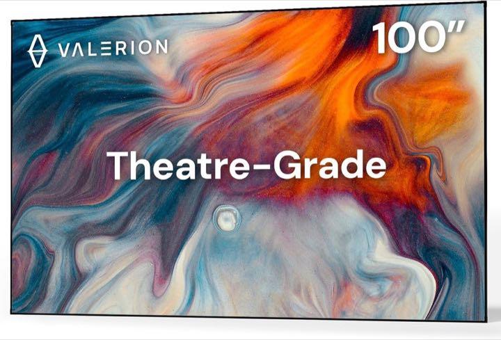 Valerion Rahmenleinwand 100 Zoll, Gain 1,3