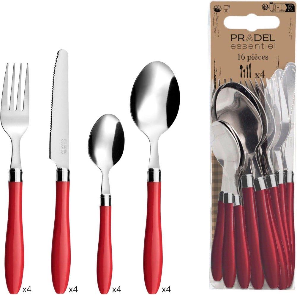 Reglisse 16-teilig rot (Pradel / Titel Amefa)