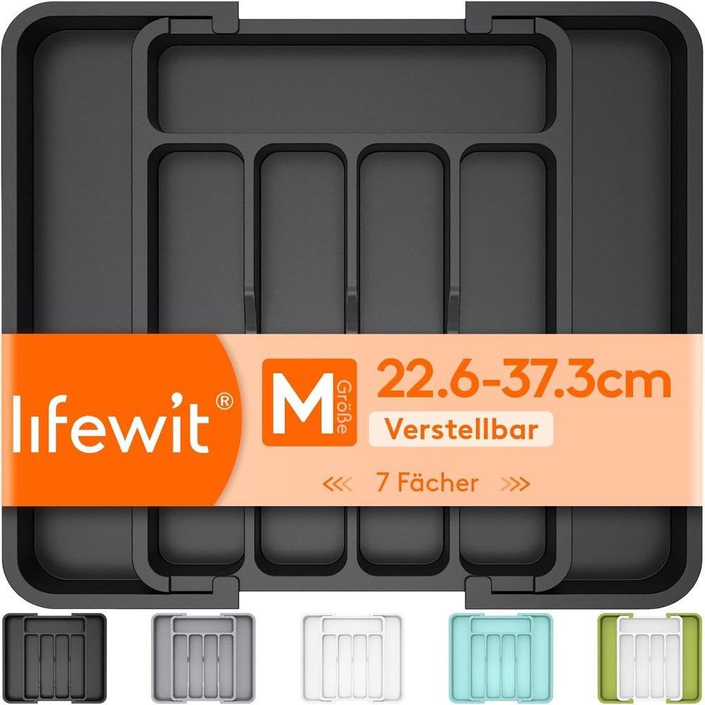 Lifewit Kunststoff-Besteckkasten 31 cm