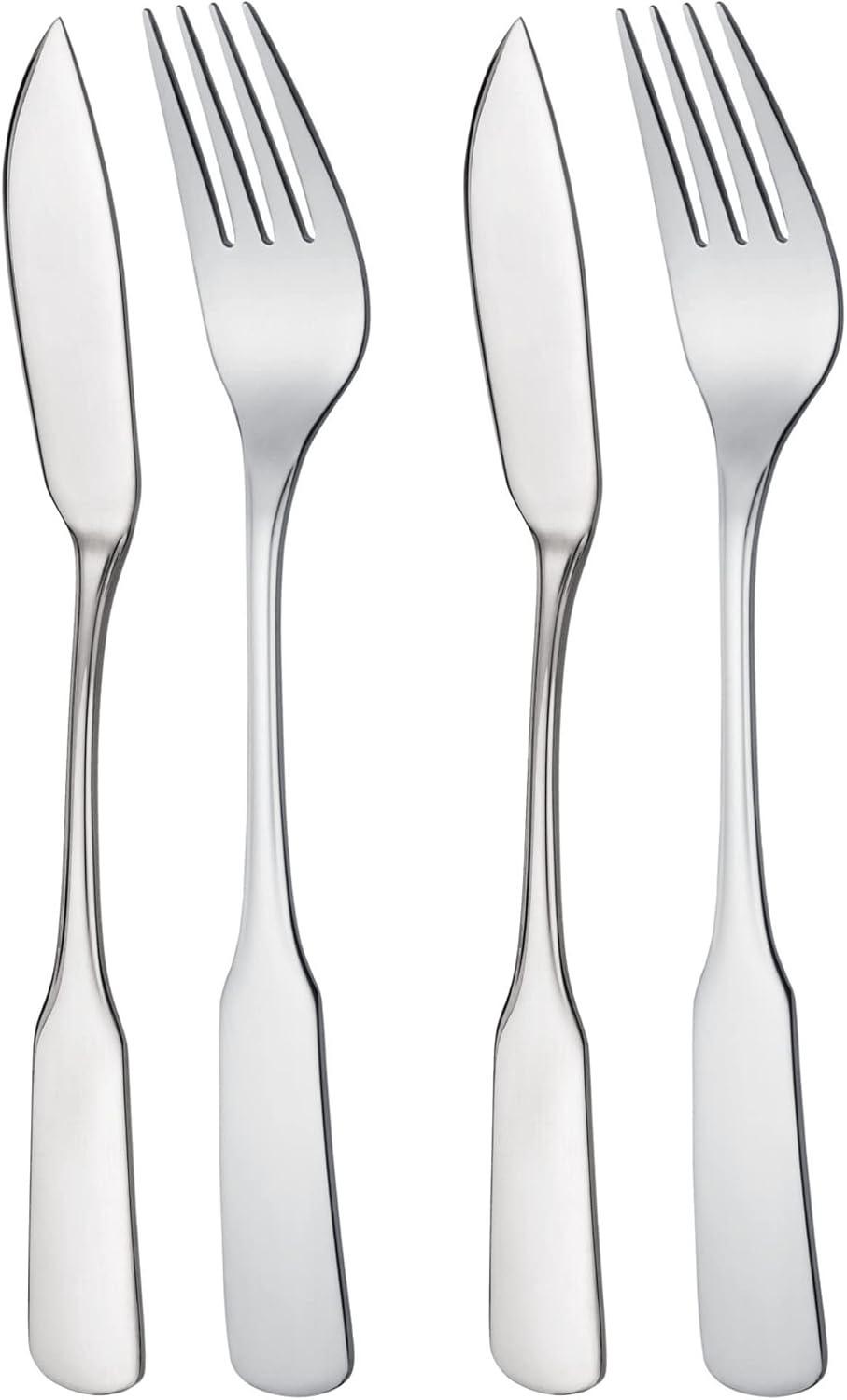 GRÄWE Spaten Fischbesteck 4-teilig