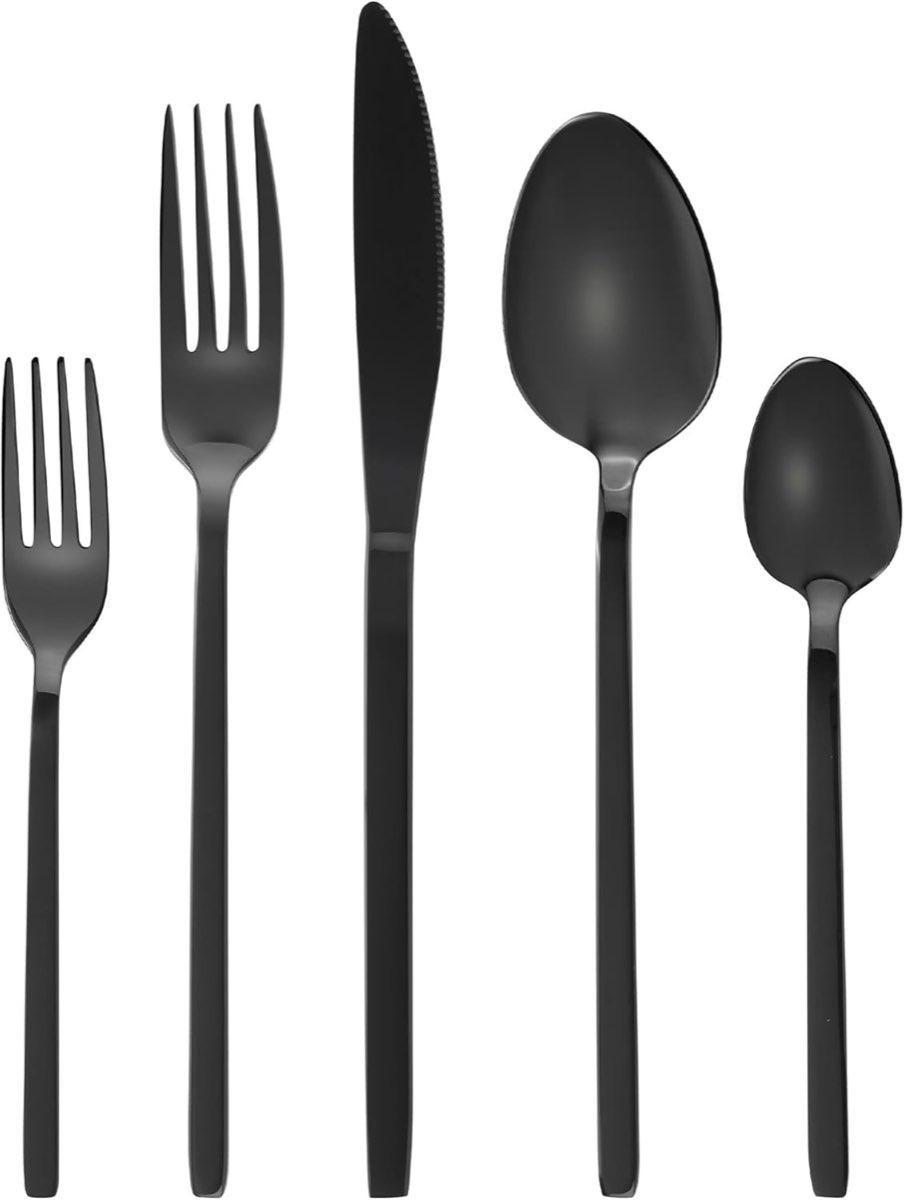 GRÄWE Lissabon schwarz 10-teilig für 2 Personen