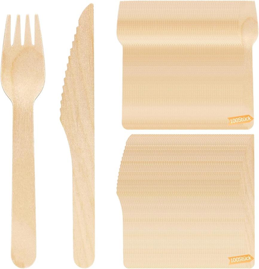 Coztie Holzbesteck 200-teilig