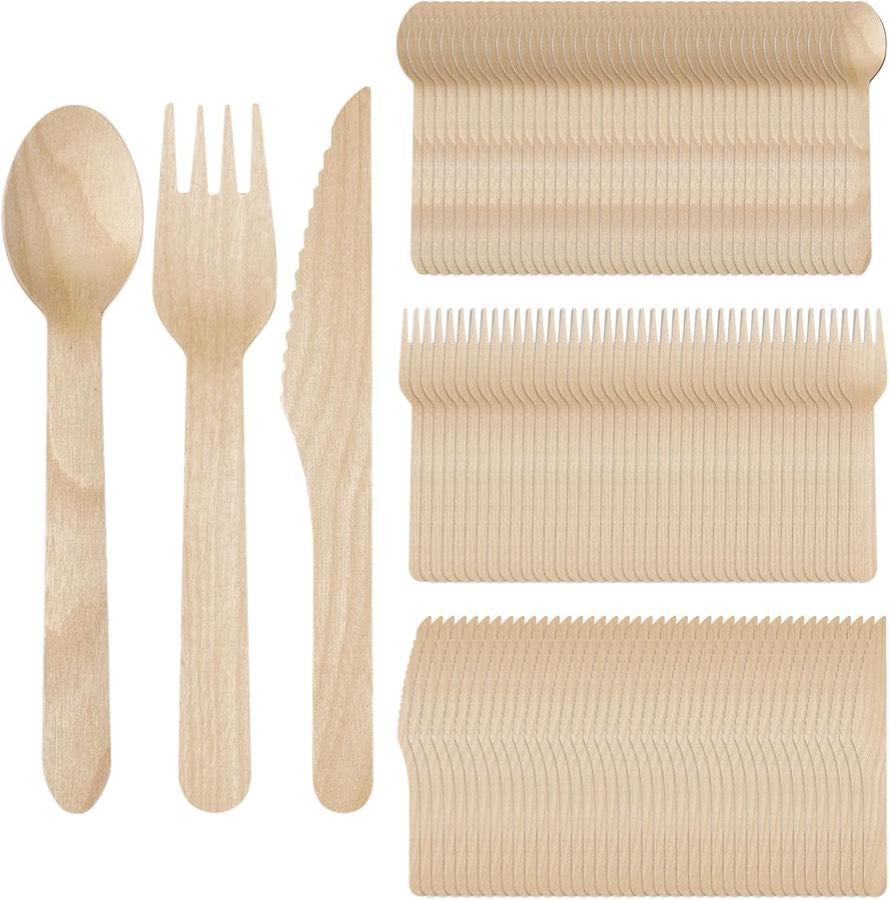 Parastar Holzbesteck 150-teilig