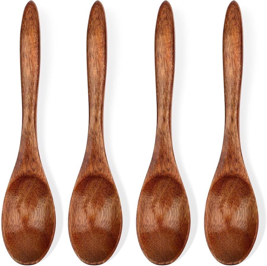 Jeffdad Mini-Holzlöffel 4 Stück