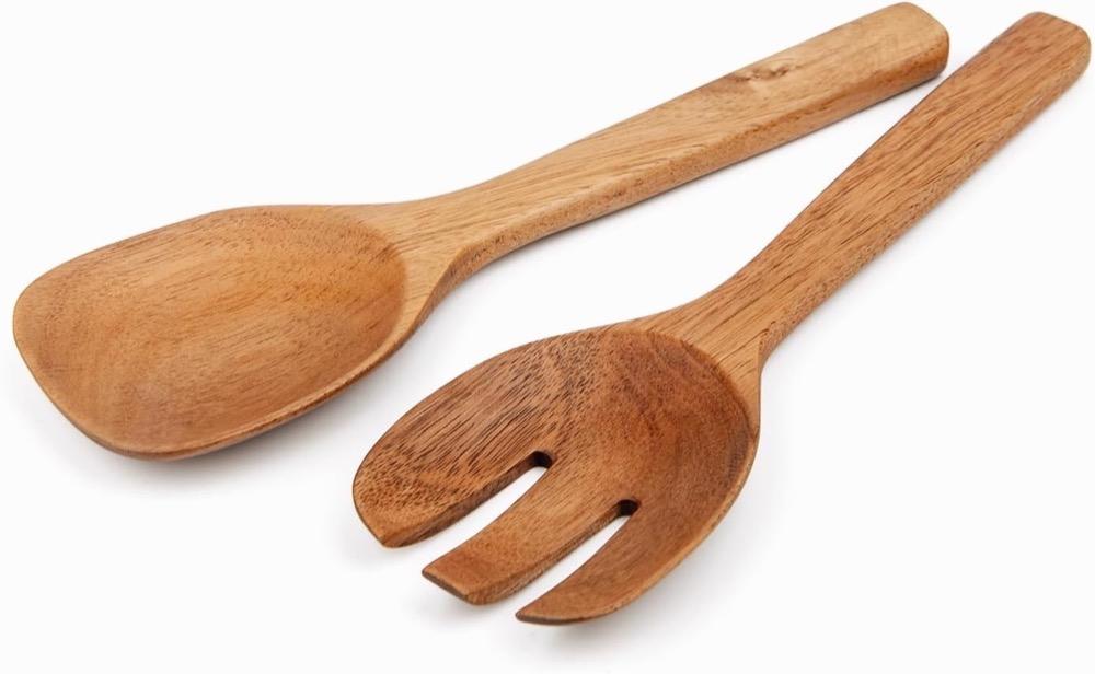 Naturoom Salatbesteck Akazie 25,4 cm