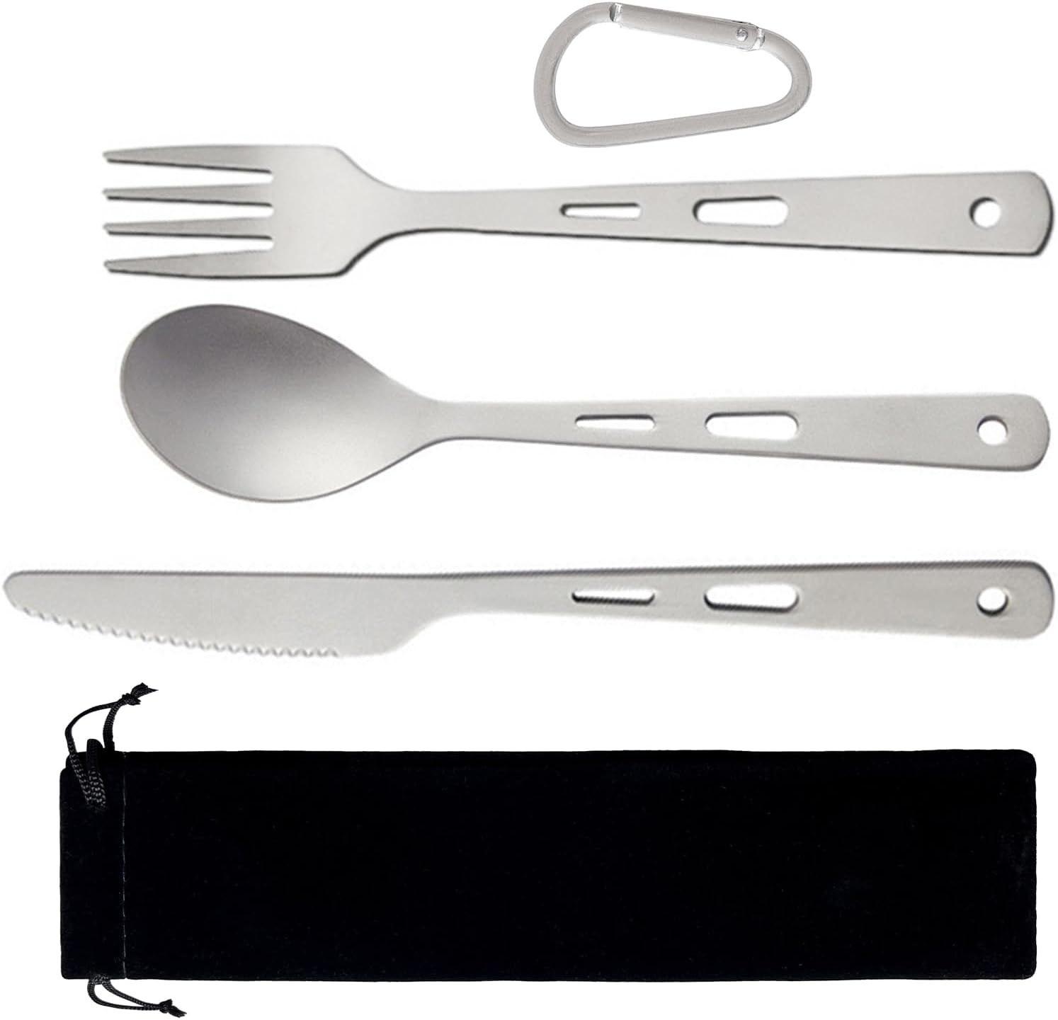 XYFuuee Titan-Campingbesteck 3-teilig