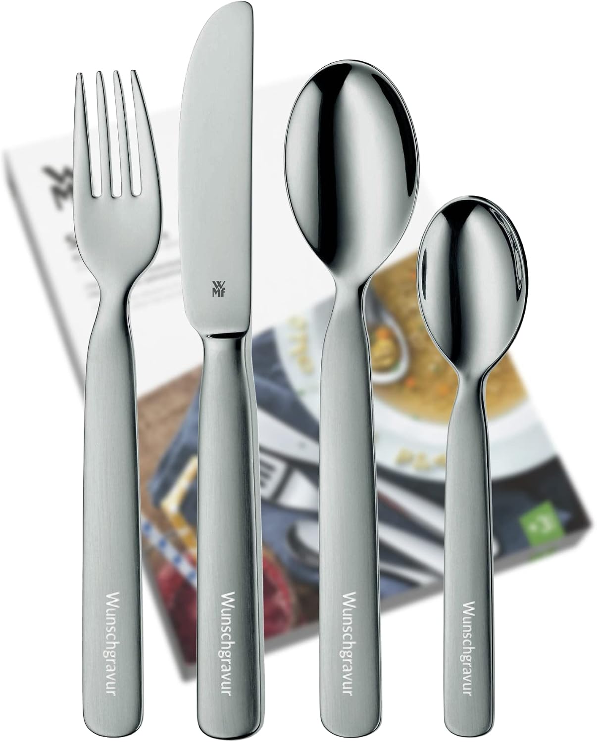 WMF WMF Kinderbesteck First Lyric mit Gravur 4-teilig