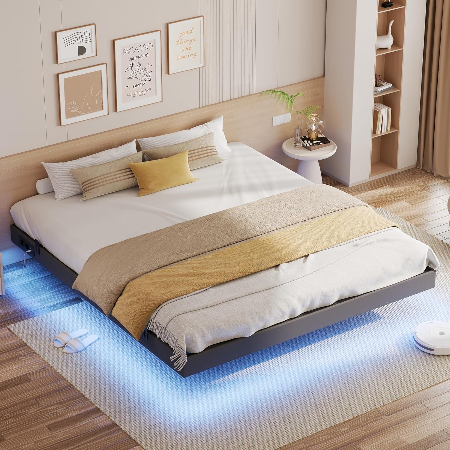 IRONCK Schwebebett 180×200 mit LED
