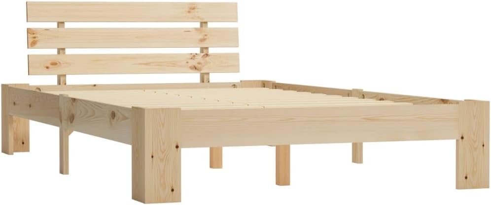 vidaXL Kiefer-Futon 120×200, helles Holz
