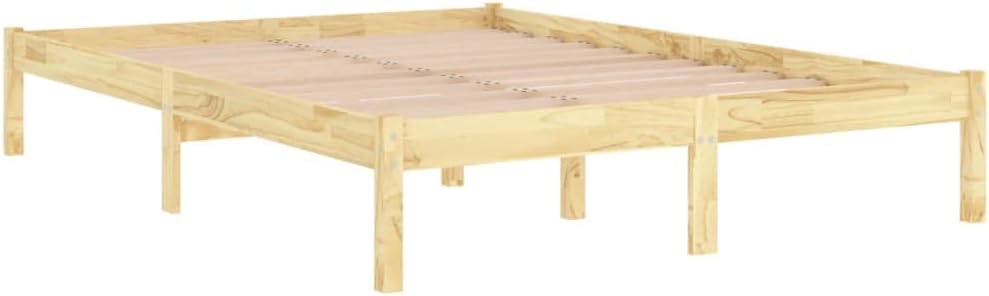 vidaXL Kiefer-Futon 120×200, Natur