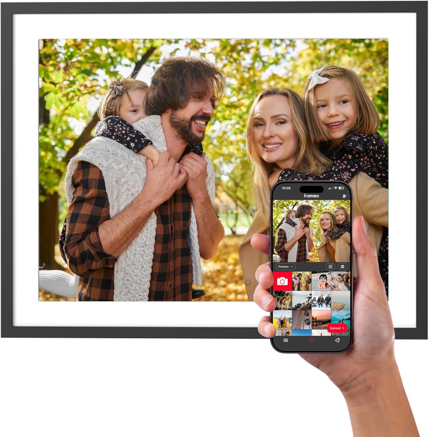 AGFA Photo Realiview Digitaler Fotorahmen 17 Zoll