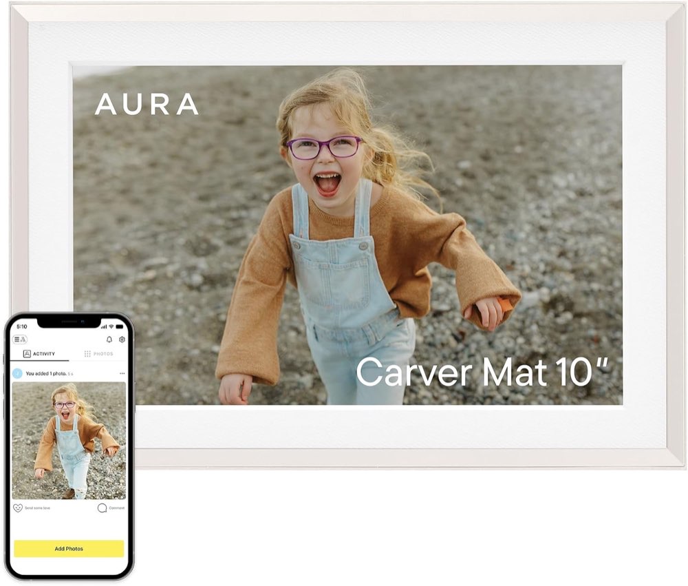 Aura Carver weißes Passepartout