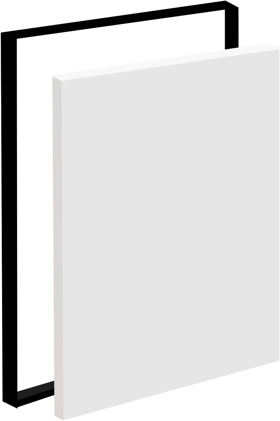 BTSAE Aluminium-Schattenfugenrahmen 60×80 cm Schwarz