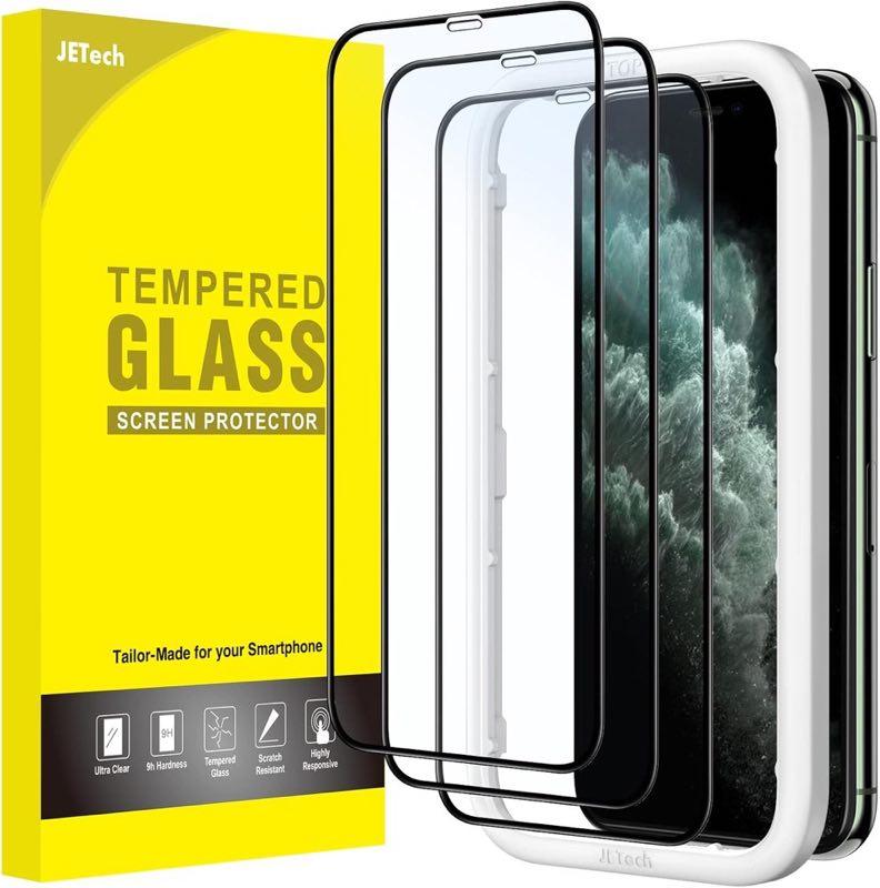 JETech JETech Full-Screen-Schutzfolie für iPhone 11 Pro Max / XS Max, 3 Stück