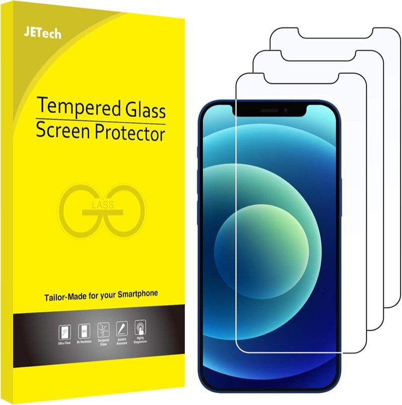 JETech Panzerglas für iPhone 12 mini, 3 Stück
