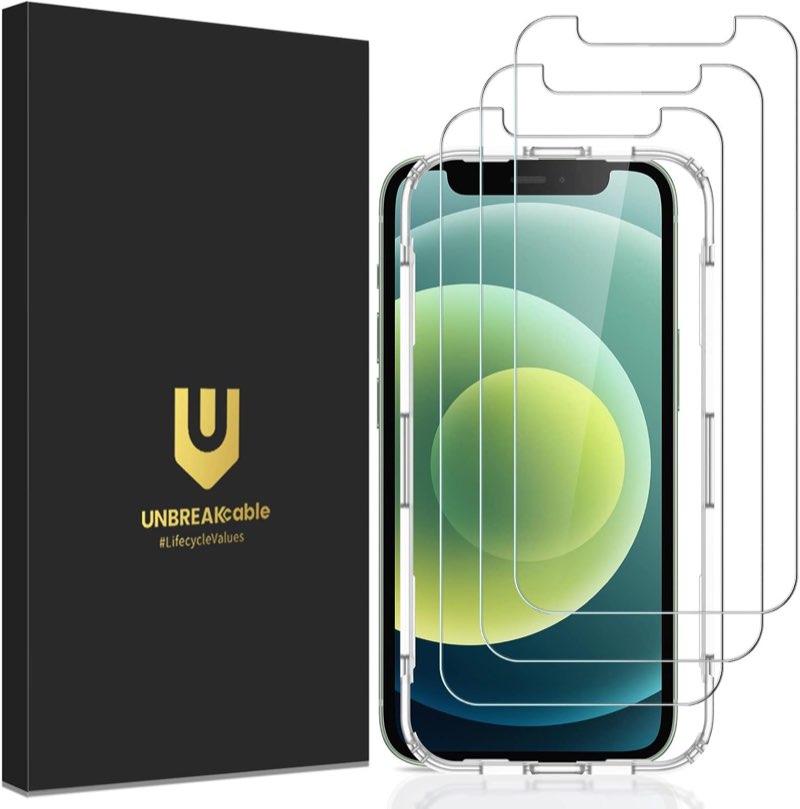 UNBREAKcable Panzerglas für iPhone 12 mini, 3 Stück