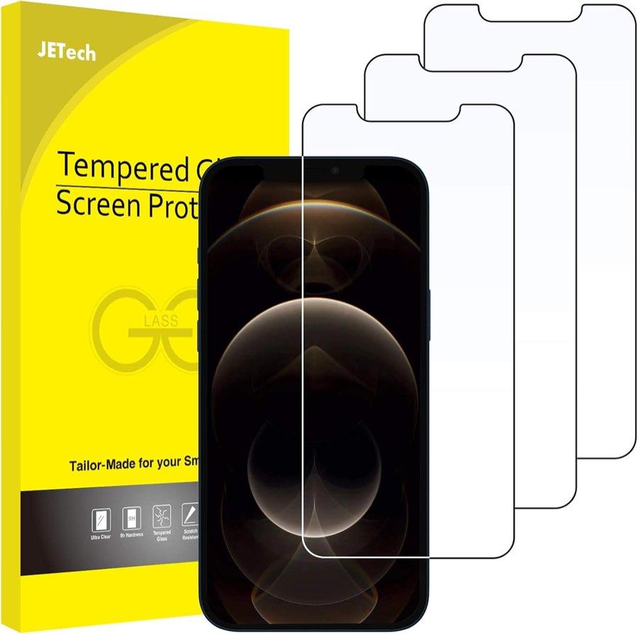 JETech Panzerglas für iPhone 12 Pro Max, 3 Stück