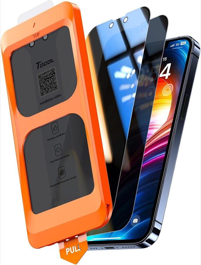 TOCOL Sichtschutz für iPhone 12 Pro Max