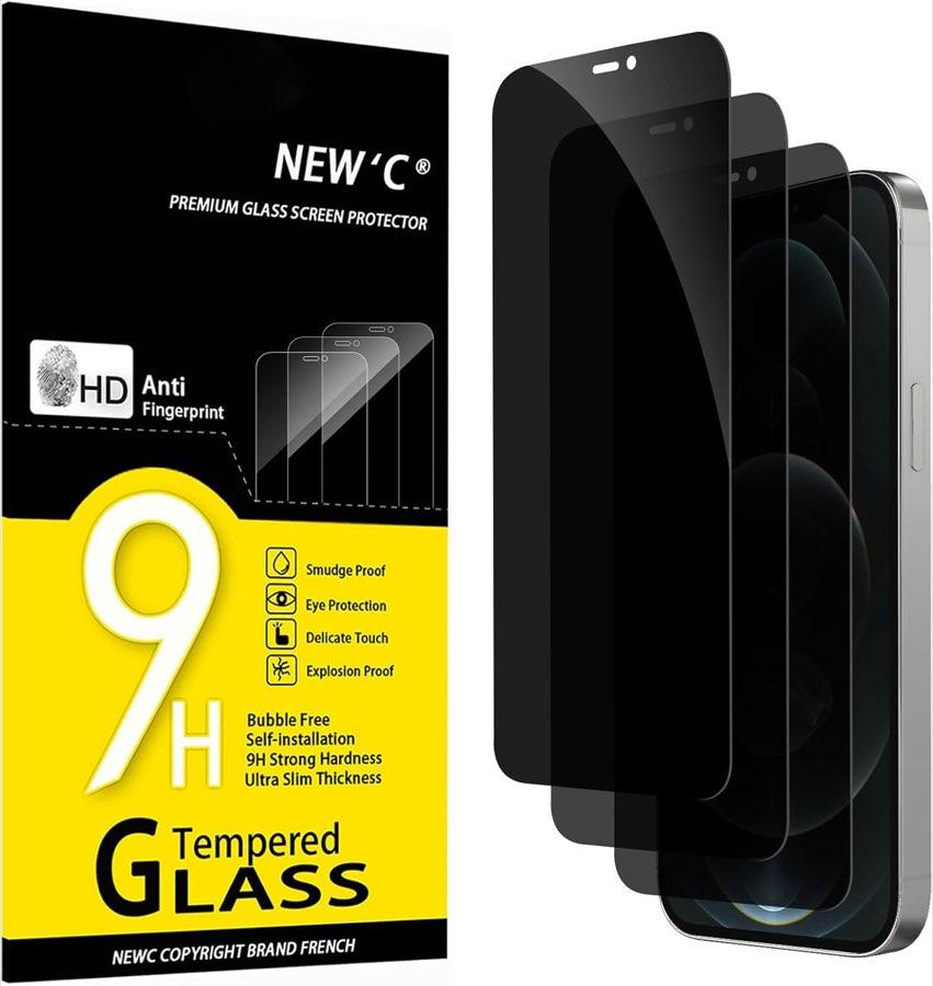 NEW'C Sichtschutz für iPhone 12 Pro Max, 3 Stück