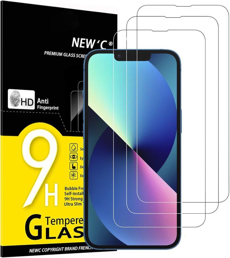 NEW'C Schutzfolie für iPhone 14/13/ 13 Pro für Panzerglas