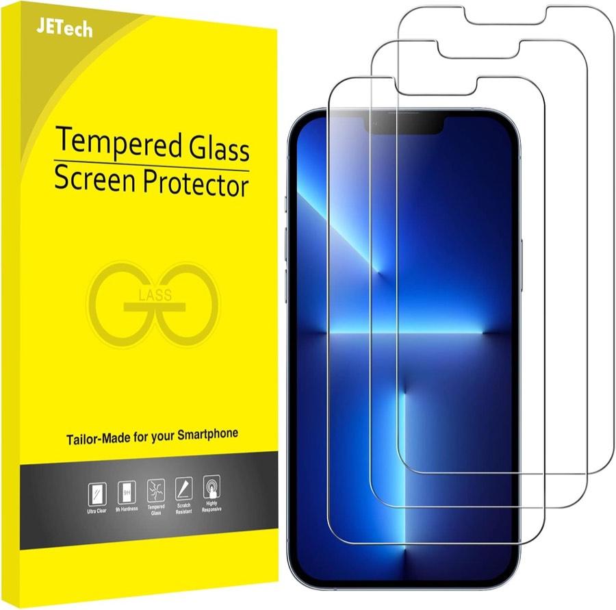 JETech klares Glas, 3 Stück