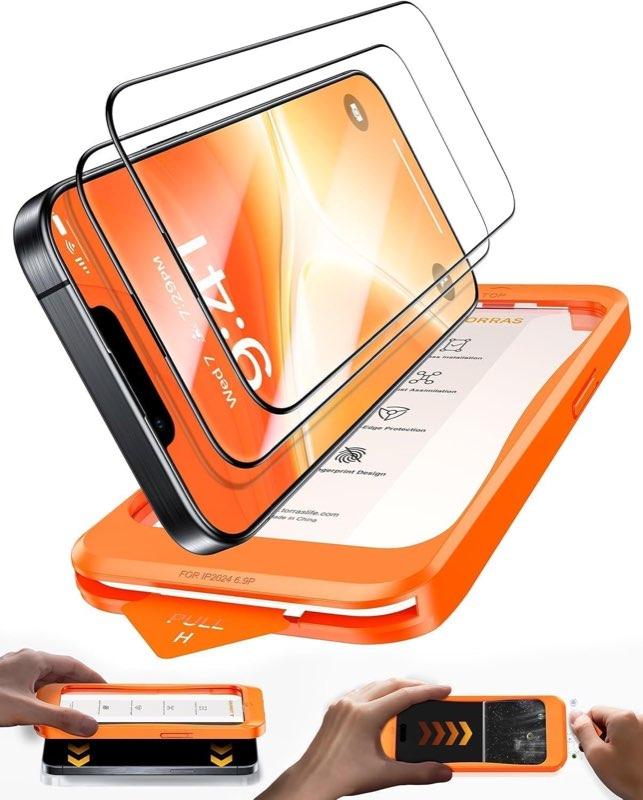 TORRAS Schutzglas für iPhone 13/13 Pro und iPhone 14, 2 Stück